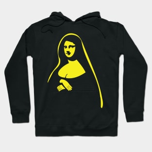 Minimalist Mona Lisa Hoodie